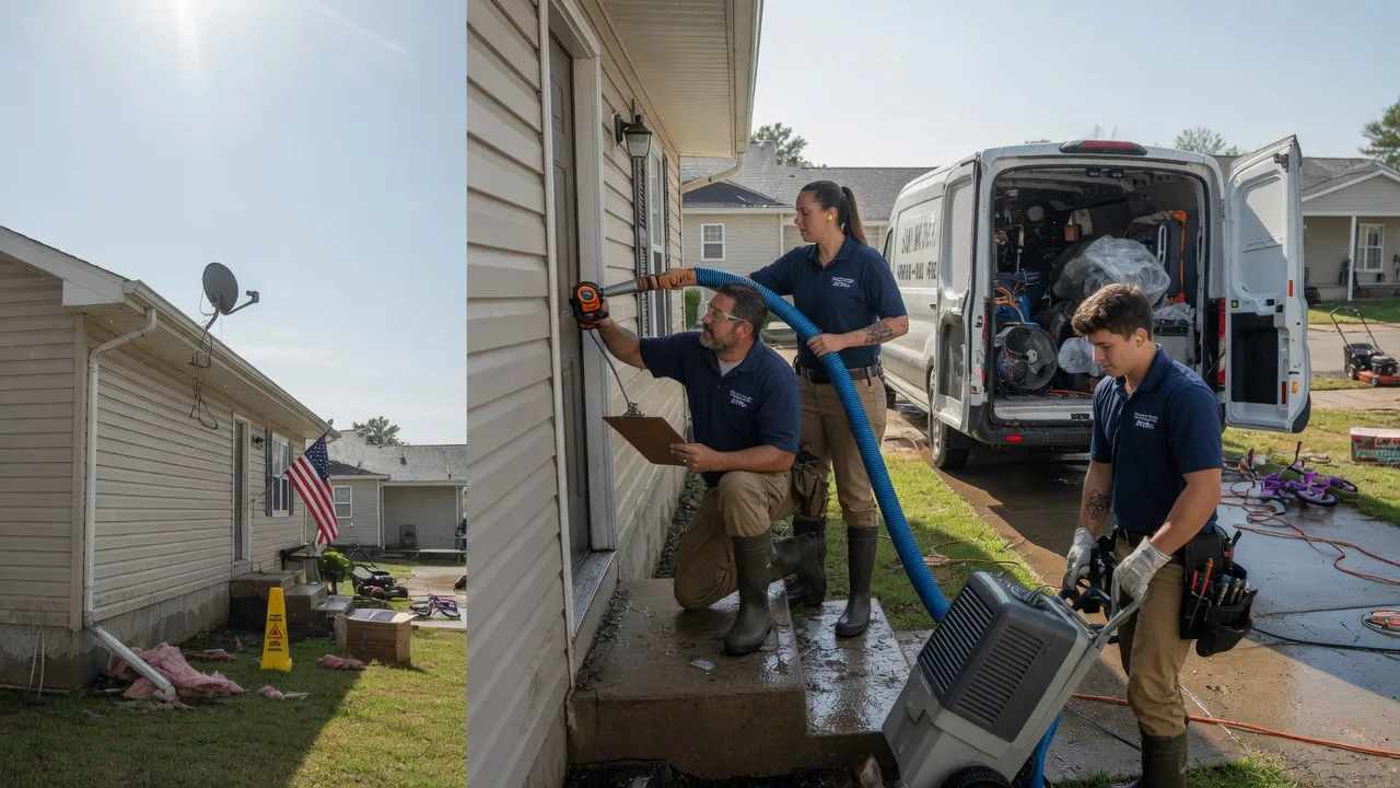 Ceiling Water Damage Restoration in East Bank, WV near me